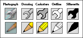 [icons in different styles]